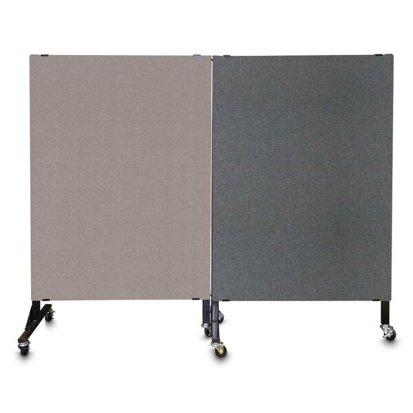 Enclosed Corkboard, 3 Door, 96"x48", 4" Fra
